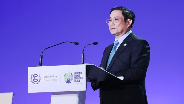 Thủ tướng Phạm Minh Chính tại COP26 (Ảnh: PV)